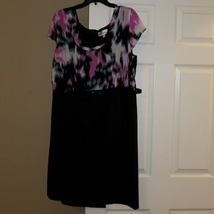 Cute pink and black dress--20WP